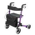 Mabis MABIS 501-5012-1110 HealthSmart; Gateway Rollator; Purple 501-5012-1110